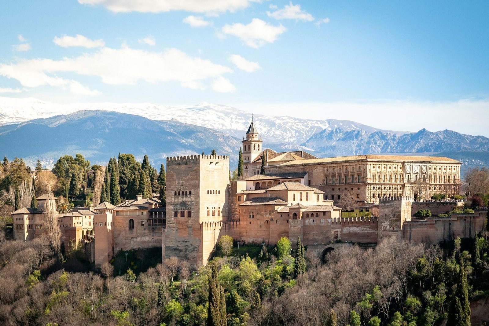 The Alhambra palace in Granada, Spain